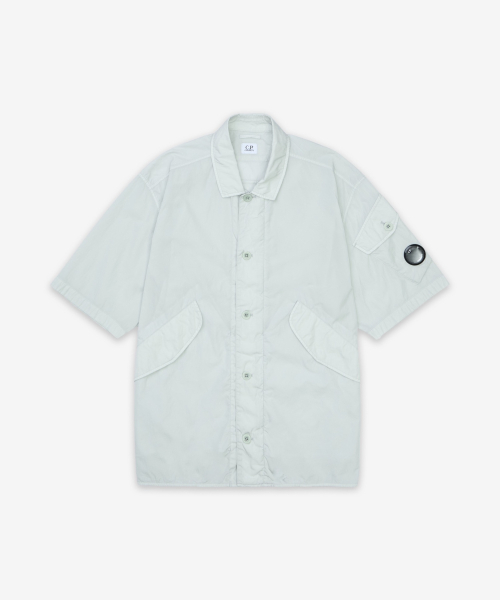 씨피 컴퍼니(CP Company) 크롬 R 오버셔츠 재킷 - 블루 폭스 / 18CMOS035A005904G800 - 사이즈 & 후기 | 무신사
