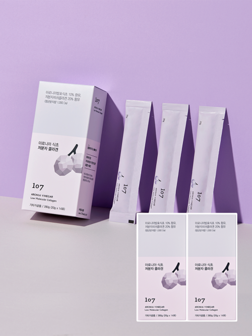 [원오세븐] 아로니아 식초 저분자 콜라겐 더블 세트 (1개월분) 5009236325