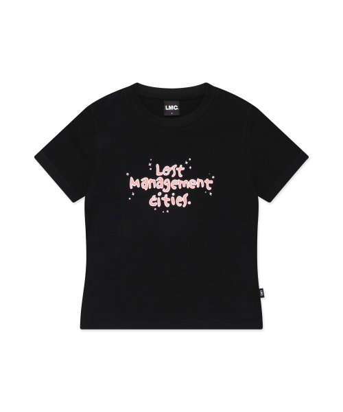 엘엠씨() WM FN DOODLE CROPPED TEE black 상품 이미지