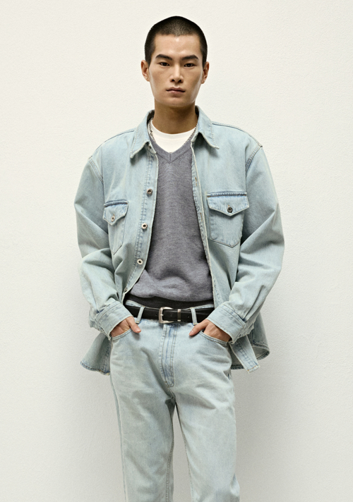 Denim Shaket - Light Blue