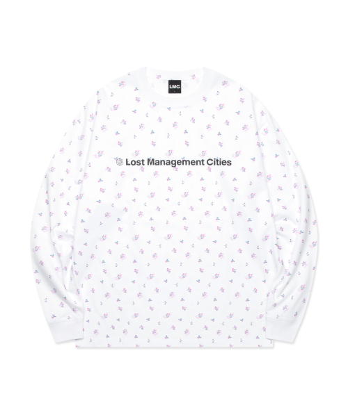 엘엠씨() FN OG LONG SLV TEE flower white 상품 이미지
