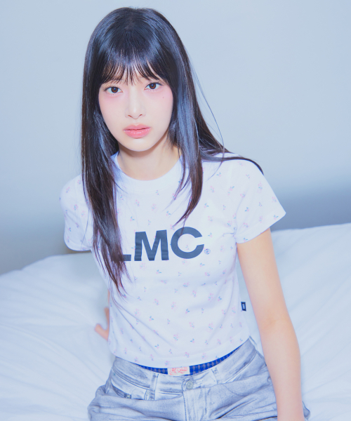 엘엠씨() [해린 착용] WM OG CROPPED TEE flower white 상품 이미지