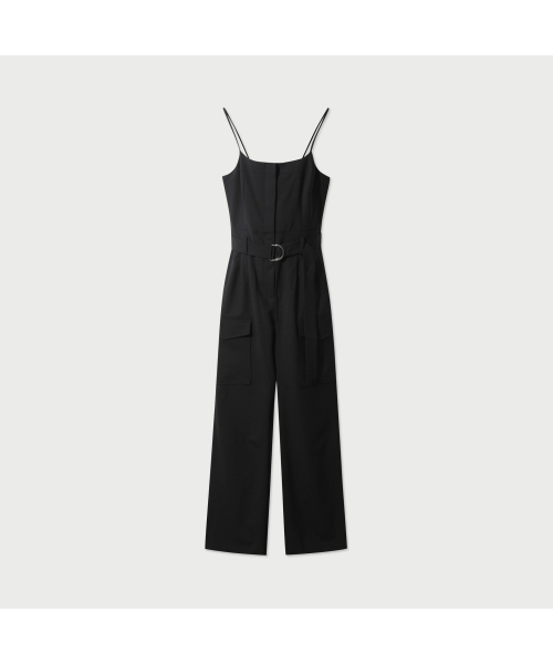 Лёгкий шерстяной комбинезон CATIA — Black