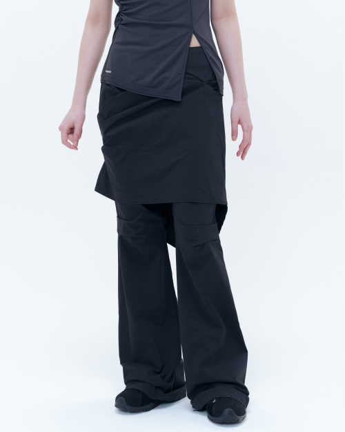 パンツ MISEKI SEOUL Draped shirt skirt pants MISEKI SEOUL】Draped shirt skirt pants SET / 追跡付 미세키