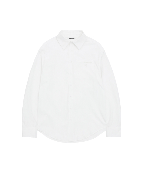 Рубашка Tia в полоску с карманом (White)