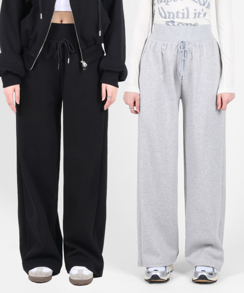 [2PACK] Широкие спортивные брюки-корсет