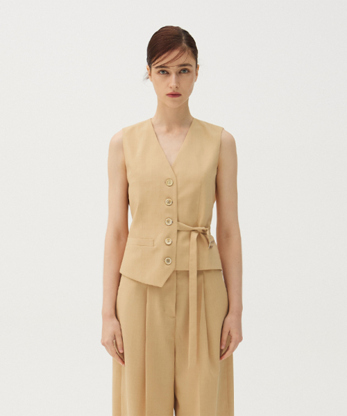 Organza side strap vest