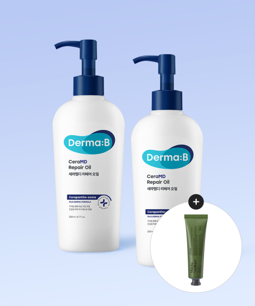 더마비() 세라엠디 리페어 오일 200MLX 2개 (증정 핸드크림 50ML) 상품 이미지
