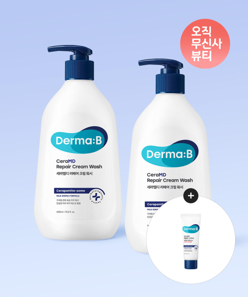 세라엠디 리페어 크림 워시 400MLX 2개+[증정]세라엠디로션20ml