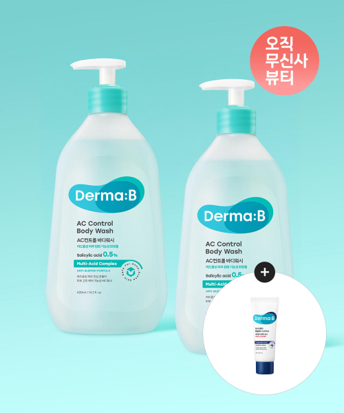 AC 컨트롤 바디 워시 420ML X 2개+[증정]세라엠디로션20ml
