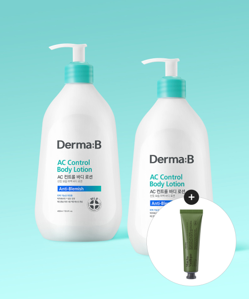 더마비() AC 컨트롤 바디 로션 400MLX 2개 (증정 핸드크림 50ML) 상품 이미지