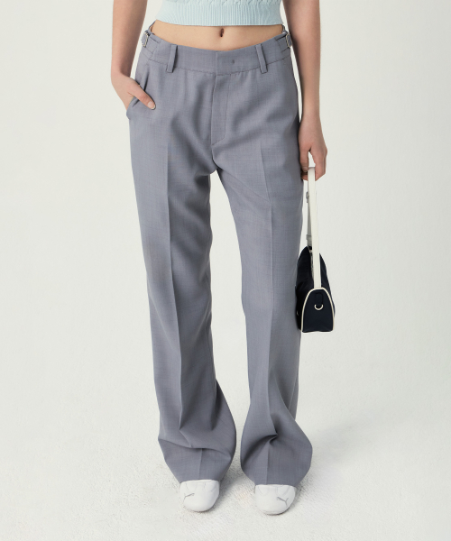 YORK BOOTS CUT PANTS (LIGHT GREY)