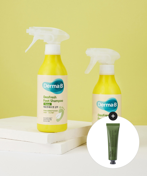 더마비() 데오프레쉬 풋 샴푸 포레스트 400ML X 2개 (증정 핸드크림 50ML) 상품 이미지