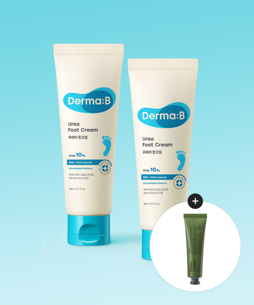 더마비() 우레아 풋 크림 80mlX 2개 (증정 핸드크림 50ML) 상품 이미지