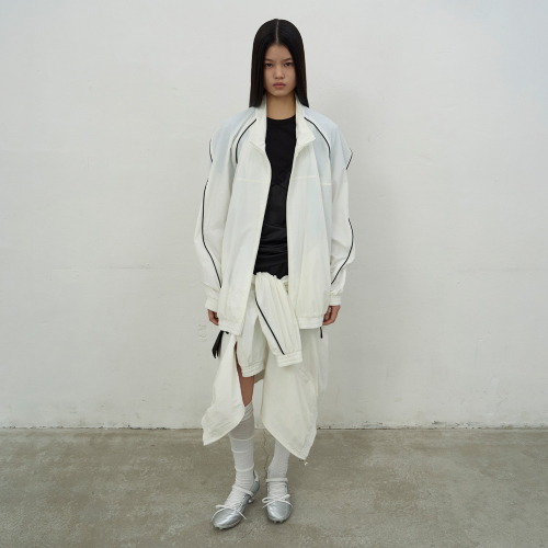 OVERSIZED TRACK JACKET (WHITE)
