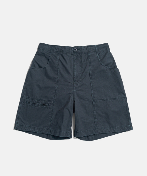 Washed Cotton Surf Shorts Navy