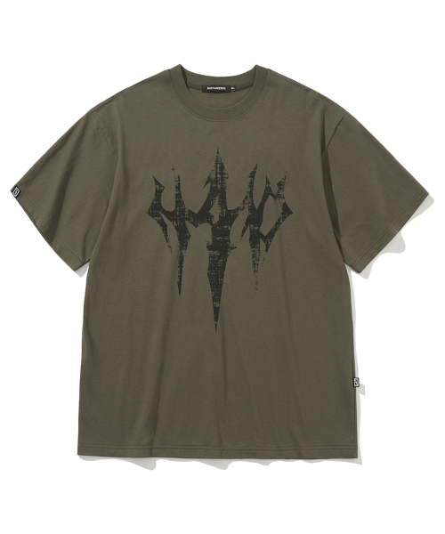 [NOT4NERD] N4ND Trident Logo T-Shirts /追跡付 N4ND Trident Logo T-Shirts - Black - NOT4NERD