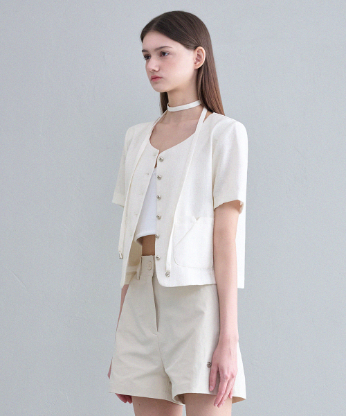 Darlene Tweed Tie Jacket