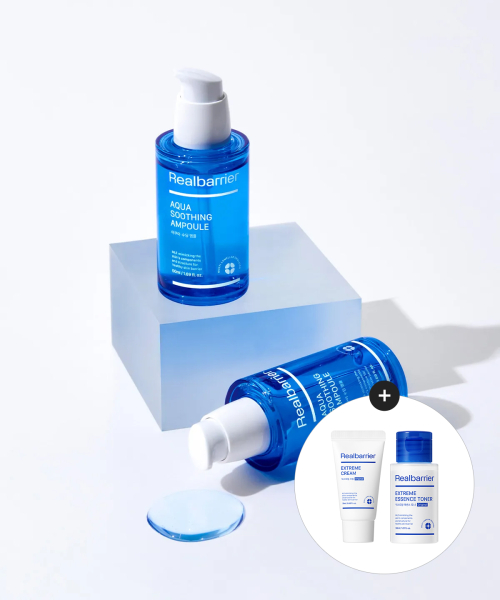 리얼베리어() 아쿠아 수딩 앰플 50ML X 2개 (증정 익스트림 (크림25ML+토너30ML)) 상품 이미지
