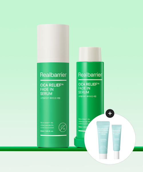 리얼베리어() 시카릴리프Rx 페이드인 세럼 50ML (본품+리필) (증정 워터리 히알 (세럼 7ml+크림10ml)) 상품 이미지