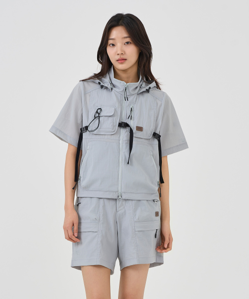 Куртка с коротким рукавом W Layered [Carter II]_Dark Mint