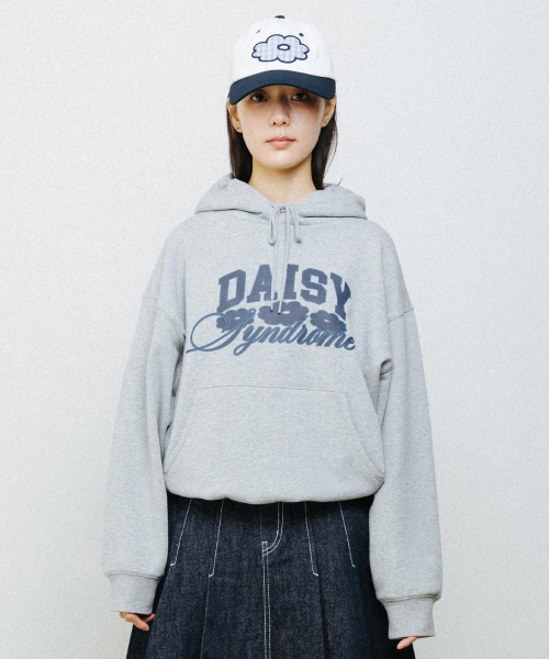 CRAYON ARCH HOODIE melange gray