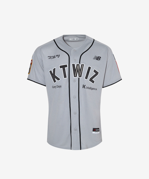 뉴발란스() NBMDFB1121 / 25 KT 위즈 그레이 데이 유니폼 (GRAY) 상품 이미지