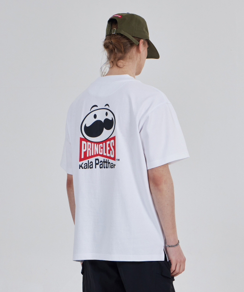 ★PRINGLES X KALA PATTHAR★ MR.P T-Shirt プリングルズ コラボ 칼라파타르(KALAPATTHAR) [PRINGLES X KALAPATTHAR] MR.P T