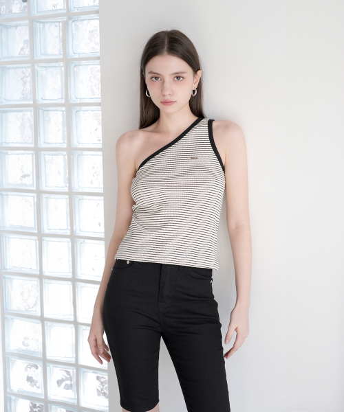 Топ WT-27 One Shoulder Sleeveless (2COLORS)