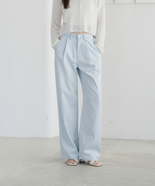 Летние широкие брюки W1095 (2 colors)