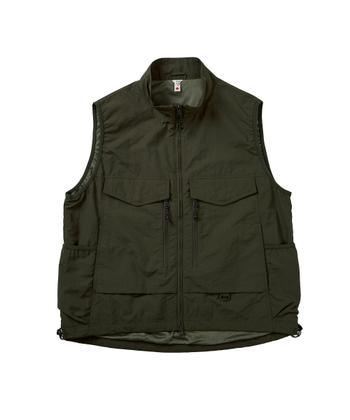 Ветрозащитный жилет с двойным карманом Khaki