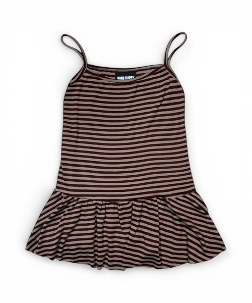 Полоса Frill Layered Sleeveless (Beige)
