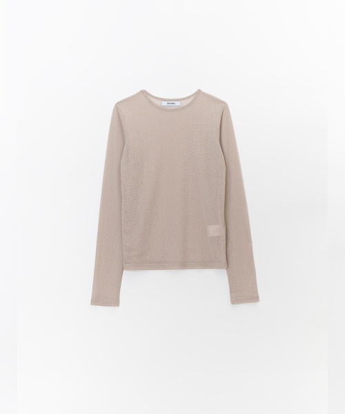 Сетчатая прозрачная Signature футболка Beige
