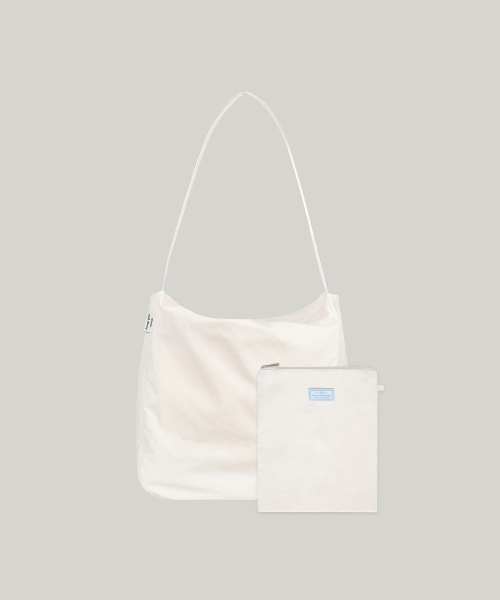 세트) 아이보리 - 사이즈 & 후기 | 무신사 무쿠앤에보니(MUCU AND EBONY) More Mellow Bag (Pouch SET)  모어 멜로우 백 (파우치 세트)... 
