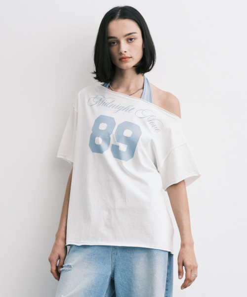 [オーバーフィット]MIDNIGHT MOVE set 89 t 미드나잇 무브(MIDNIGHT MOVE) set 89 t (white) - 사이즈