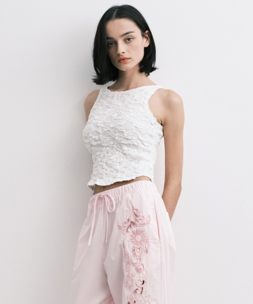 wrinkle top (white)