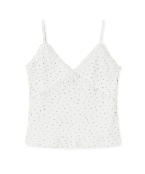 fl lace top (white)