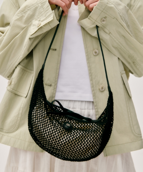 airy net bag (shoulder) - Черный (S)