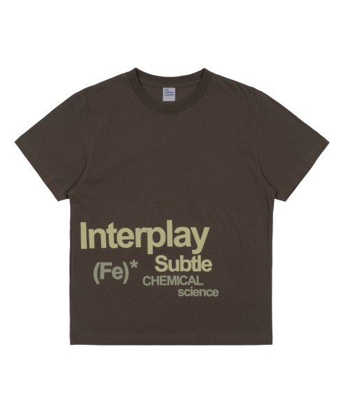 Tシャツ・カットソー THE COLDEST MOMENT TCM interplay T brown THE COLDEST MOMENT] TCM bad boy club T 正規品 韓国 ブランド