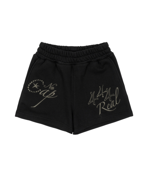 ◆THE COLDEST MOMENT◆ w TCM cap short sweat pants black 250 더콜디스트모먼트(THE COLDEST MOMENT) (w) TCM cap short sweat