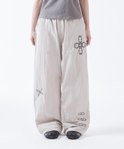 TCM ethnic nylon брюки (Слоновая кость)