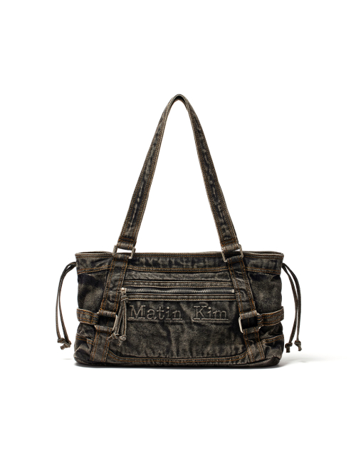 【Matin Kim】MATIN VINTAGE ECOBAG MATIN VINTAGE ECOBAG IN LIGHT GREY - MATINKIM