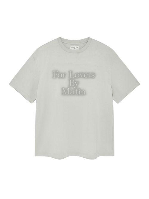 FOR LOVERS LOGO POINT TOP IN LIGHT GREY