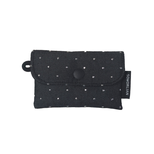 Простой картхолдер_Black Denim Star