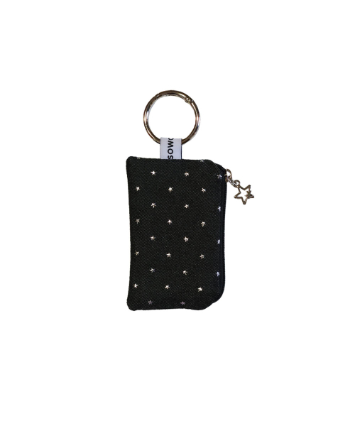 Extra Mini Pouch_ черный деним Star