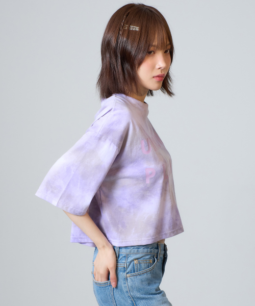 Кроп-топ Round Planet Dyeing Purple