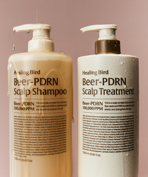 힐링버드() [SET] 비어 PDRN 탈모 샴푸 1000ml + PDRN 두피 트리트먼트 1000ml [증정]헤어미스트31ml 상품 이미지
