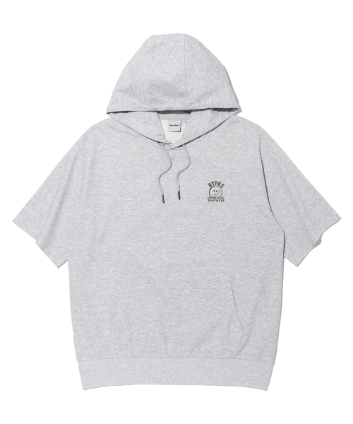 Худи с коротким рукавом Wicked Smile MELANGE GREY (MP7TU429-097)