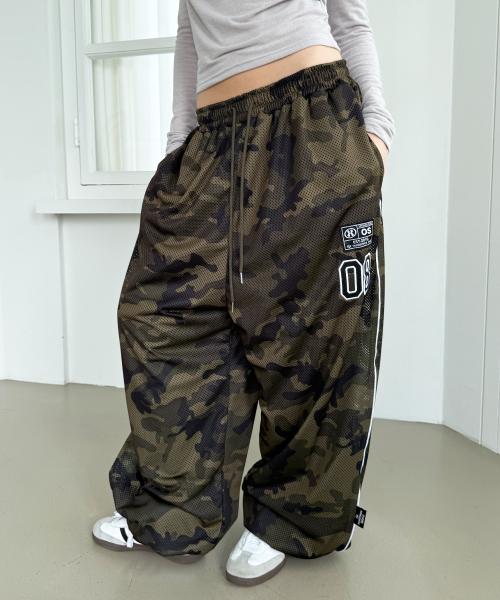 미스테리어스호텔(THE MYSTERIOUS HOTEL) PATCH MESH PANTS