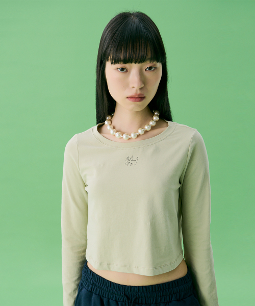 Футболка VOL12. Bow Wow Printed Light Khaki